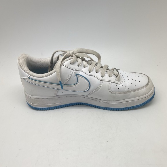 Nike Sneakers Air Force 1 \'07 Mens 9 DV0788-101 University Blue Athletic Shoes‎ main image 9